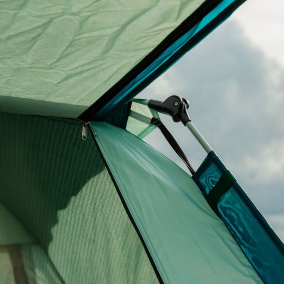 Намет кемпінговий 3-місний з тентом 235*235*155 см синій LU005BL | Зображення 5