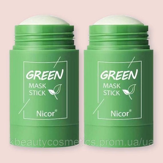 Маска-стік зволожуюча з органічної глиною і екстрактом зеленого чаю, 40 г | Зображення 2
