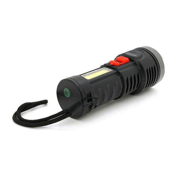 Фонарик ручной LATERNA L-822.5W LED+COB, пластик, встроенный АКБ, USB кабель | Зображення 3