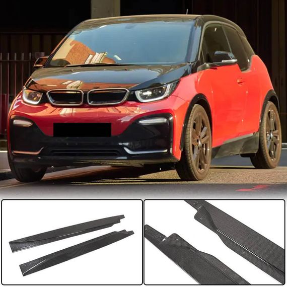 Накладки на Пороги (Карбон) для BMW I3 2013-2022 гг