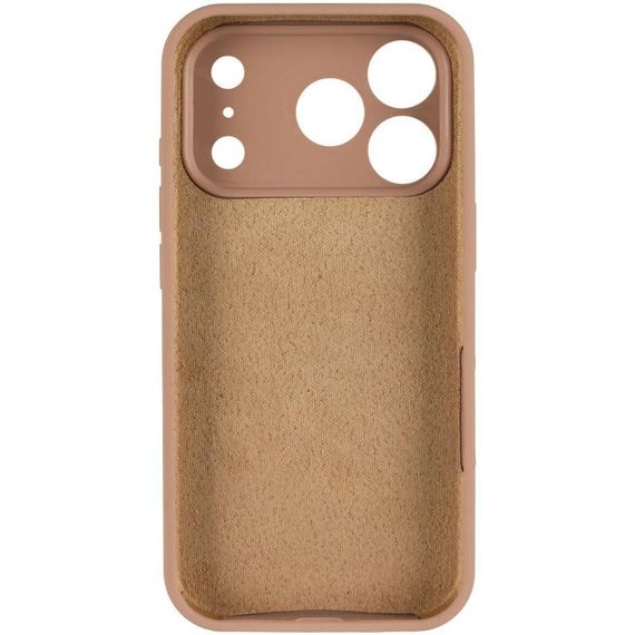 Чохол Silicone Case Full Camera Protective (AA) для Apple iPhone 17 Pro Max (6.9") Бежевий / Desert Gold | Зображення 2