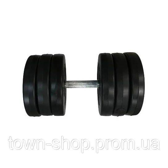 Гантель наборная композитная в пластиковой оболочке Rock Pro-R 16,5 кг NE-PL-R-016