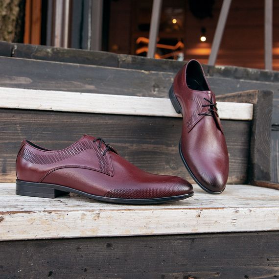 Стильные туфли бордового цвета 39 размер | Зображення 5