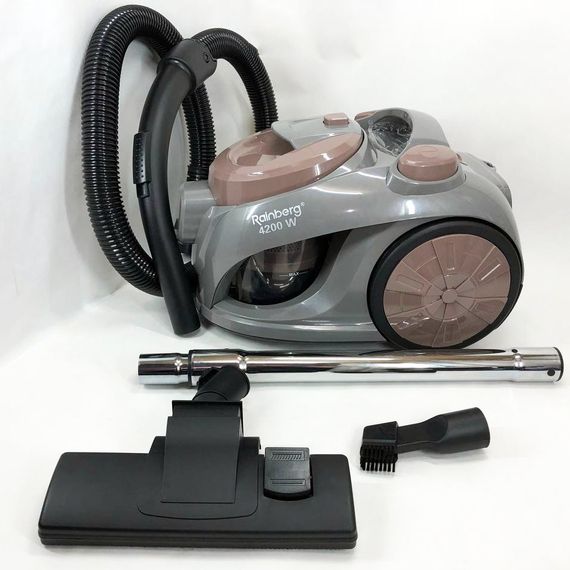 Пилосос контейнерний без мішка Rainberg RB-653 2500Вт, циклонний контейнерний пилосос, VB-329 невеликий пилосос | Зображення 4