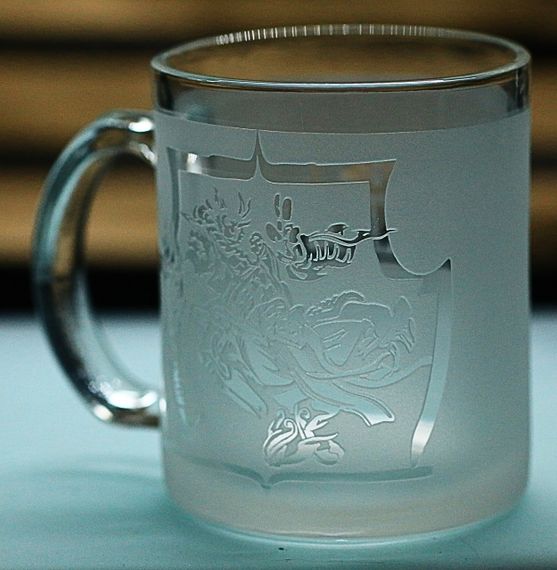 Стеклянная чашка 320 мл League of Legends с гравировкой подарок для фаната LOL игровая кружка Лига Легенд | Зображення 2