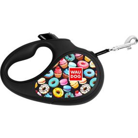 Поводок для собак WAUDOG R-leash "Пончики" L до 50 кг 5 м (8126-0070-01)