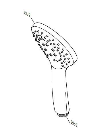 Ручна лійка AM.PM Gem (F0290000) | Зображення 1