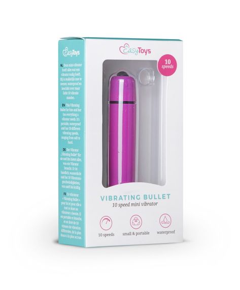 Віброкуля Easytoys, фіолетова, 9 х 1.5 см Sex Aura | Зображення 2