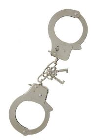 Наручники, Large Metal Handcuffs with Keys Sex Aura