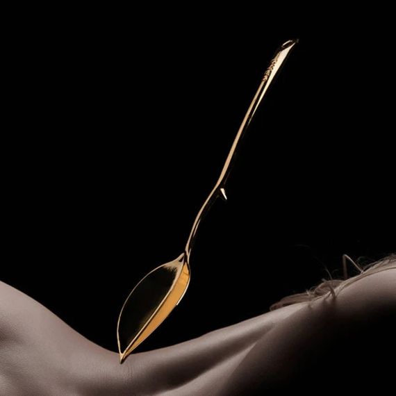 Скребок-ложка для воска низкотемпературной свечи UPKO золотой sexstyle | Зображення 6