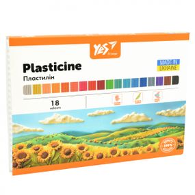 Пластилін YES Orange Line 540691 18 кольорів 360 г