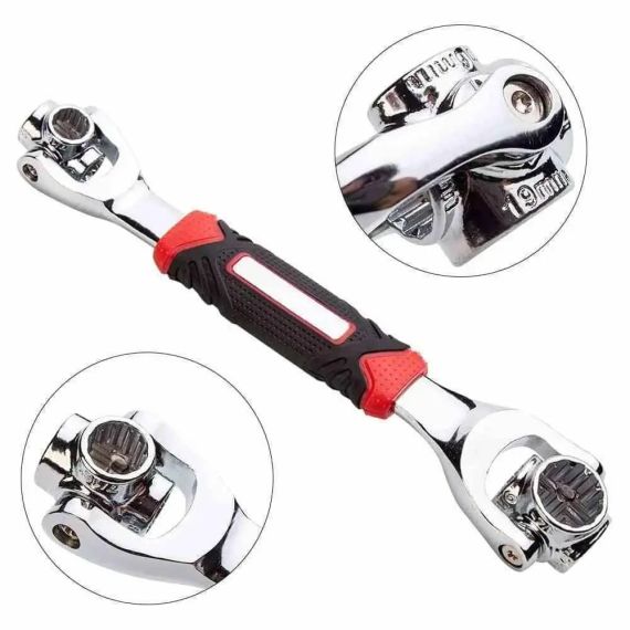 Універсальний багатофункціональний гайковий ключ Universal Tiger Wrench 48 в 1 | Зображення 7