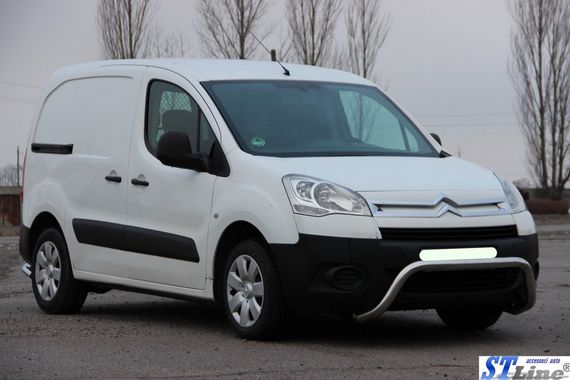 Кенгурятник WT007 (нерж.) для Peugeot Partner Tepee 2008-2018 гг | Зображення 2