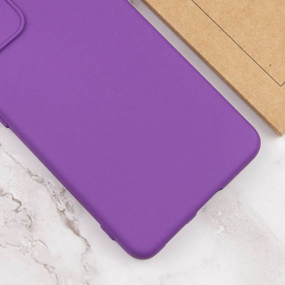 Чехол Silicone Cover Lakshmi Full Camera (A) для Xiaomi Redmi Note 12T Pro Фиолетовый / Purple | Зображення 3