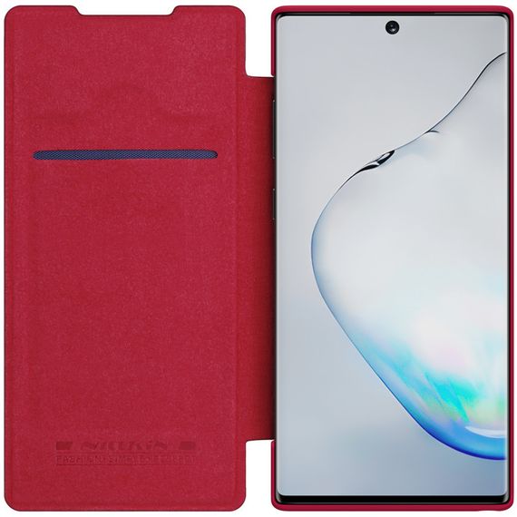 Шкіряний чохол (книжка) Nillkin Qin Series для Samsung Galaxy Note 10 | Зображення 2