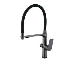 Змішувач для кухні Mixxus Premium DERBY 021 (NUT) GRAPHITE REFL.BLACK з виходом для питної води (MI6612)