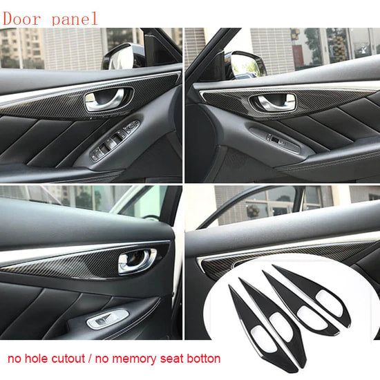 Карбоновые вставки в салон (для Q50) для Infiniti Q50/Q60 2013-2024 гг | Зображення 9