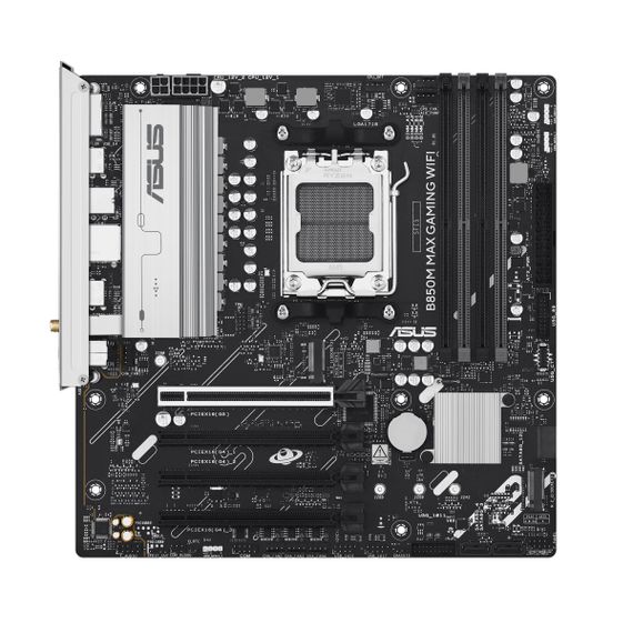 Материнcкая плата ASUS B850M MAX GAMING WIFI sAM5 B850 4xDDR5 M.2 HDMI DP WiFi BT mATX 90MB1LL0-M0EAY0