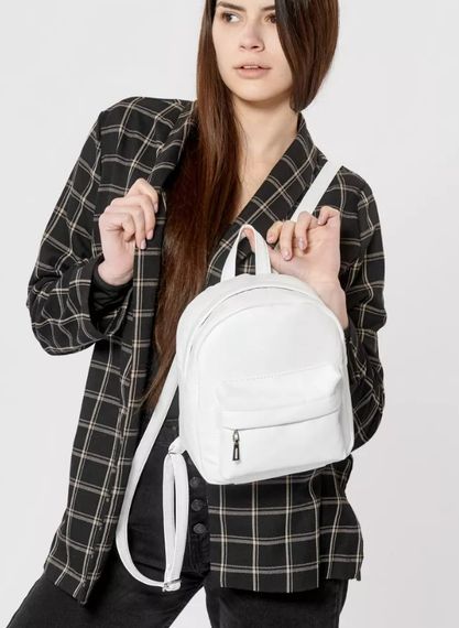 Жіночий рюкзак Sambag Brix SSH білий 23 х 20 х 10 см (11111008) | Зображення 2