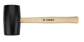 Киянка резиновая TOPEX d 63 мм, 680 г, рукоятка деревянная (02A345)