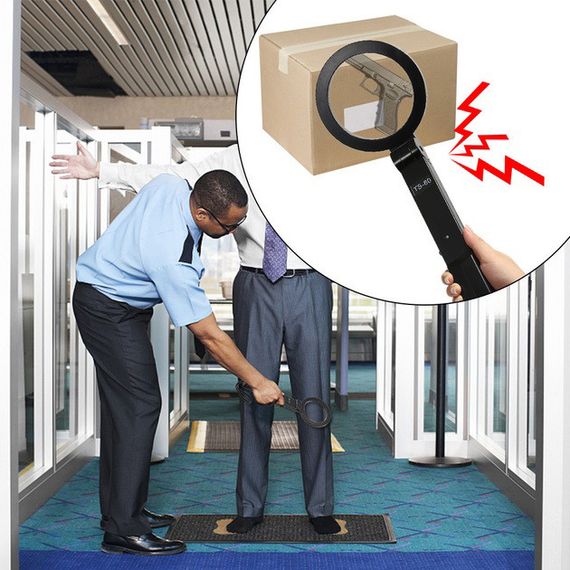 Металошукач ручний портативний Metal CHK TS80 з рамковою поверхнею, JB-564 що сканує. | Зображення 1