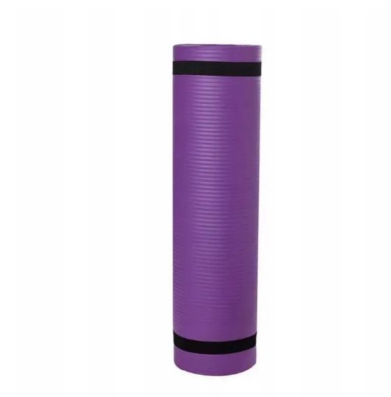 Килимок для йоги та фітнесу Power System PS-4017 NBR Fitness Yoga Mat Plus Purple (180х61х1) (PS-4017_Purple) | Зображення 4
