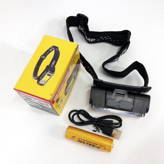 Фонарик на голову с зарядкой, Фонарь на голову для рыбалки, Налобный фонарь для рыбалки кемпинга CH-38 | Зображення 4