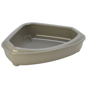Moderna Cozie туалет для кошек угловой, 55 см х 45 см х 14 см, серый