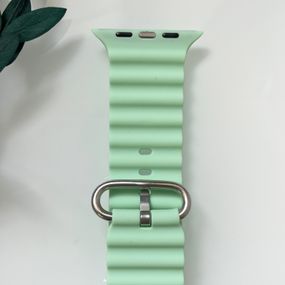 Силіконовий ремінець для Smart Watch Ocean Band 42/44/45/49 (Салатовий)