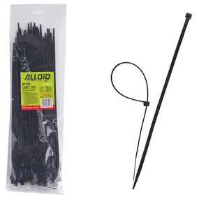 Хомут пластиковий Alloid 4.8 х 300 100 шт./уп. чорний