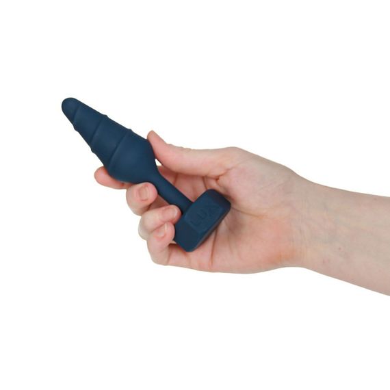 Анальна пробка Lux Active Twist Plug Small Blue (м'яте паковання!!!), Синій, S | Зображення 5