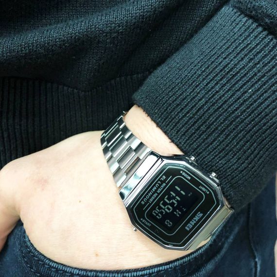Годинник квадратний Ретро SKMEI 1647SI, Годинник retro vintage, Чоловічі наручні годинники vintage new ZW-52 | Зображення 4