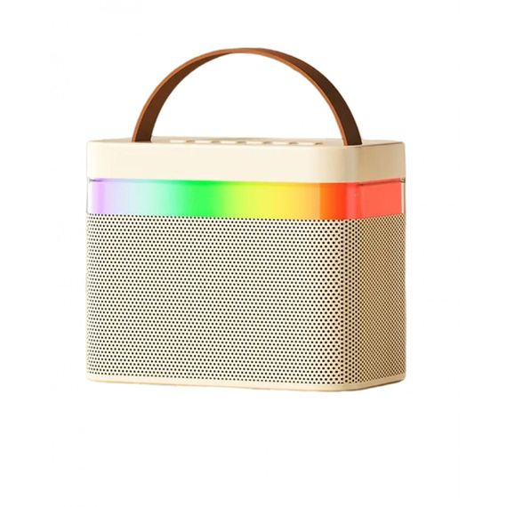 Портативна колонка K18 Bluetooth LED з 2 мікрофонами XPRO чорна, біла (46137-K18_315) | Зображення 2