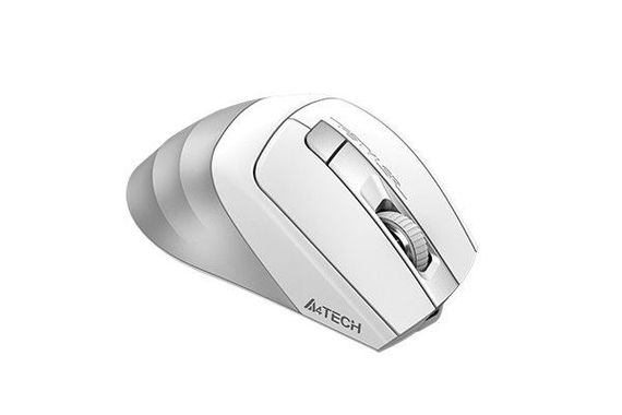 Миша бездротова A4Tech Fstyler FB35CS (Icy White),  USB, колір крижано-білий | Зображення 2