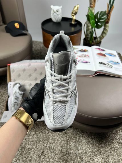 Мужские кроссовки New 530 Premium White Grey весна / літо / осінь A3660 45 28,5-29 см | Зображення 7