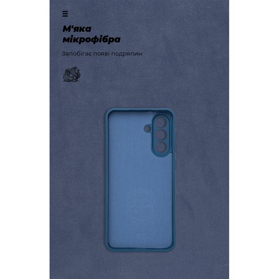 Чохол до мобільного телефона Armorstandart ICON Samsung A36 5G Camera cover Dark Blue (ARM82179) | Зображення 3