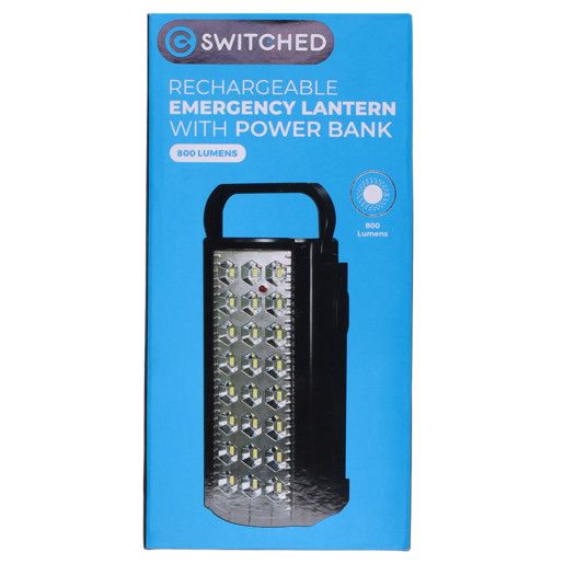 Switched Rechargeable Emergency Lantern With Power Bank | Зображення 3