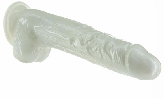 Фалоімітатор ADDICTION Pearl 8.5" Dildo with Balls, віброкуля в подарунок Sex Aura | Зображення 2