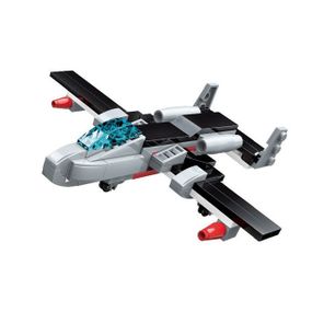 Конструктор Qman 1418Q-1-8 военный транспорт 74-101 деталь Самолёт Звуковая волна