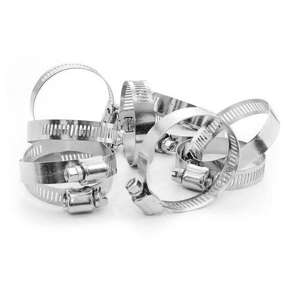 Хомут сталевий оцинкований 12,7 мм, D 33-57 мм INTERTOOL TC-0133 | Зображення 1