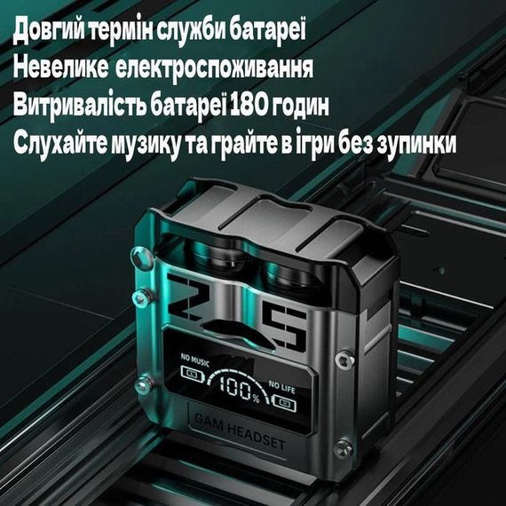 Бездротові блюз навушники M25, Бездротові навушники затички bluetooth для тренувань і бігу WG-69 | Зображення 2