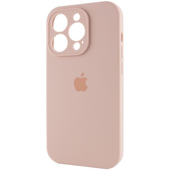 Чохол Silicone Case Full Camera Protective (AA) для Apple iPhone 15 Pro (6.1") Рожевий / Pink Sand | Зображення 2