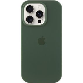 Чохол Silicone Case Full Protective (AA) для Apple iPhone 15 Pro (6.1") Зелений / Cyprus Green