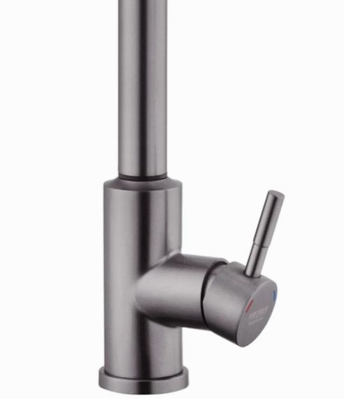 Змішувач для кухні з висувним виливом Kroner KRP Edelstahl Klassisch - PVD03916 сенсорний (CV032496) | Зображення 6