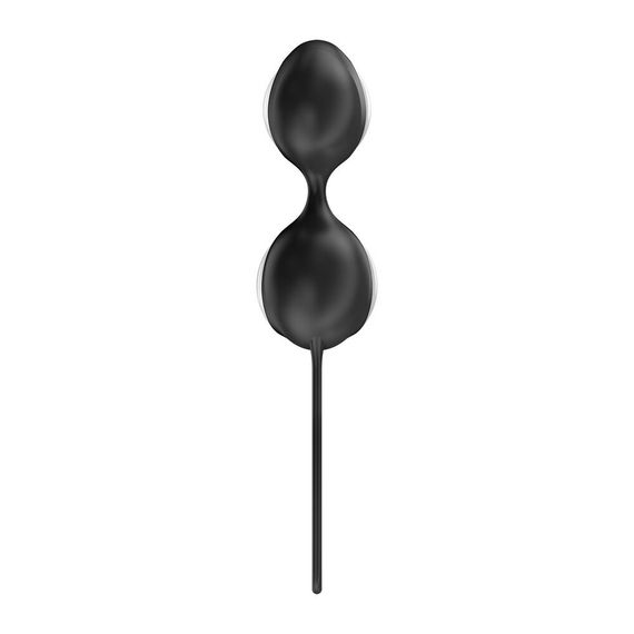 Вагинальные шарики Fun Factory SMARTBALLS DUO Purple, 2 шт, диаметр 3,2 и 3,6 см, Черный | Зображення 3