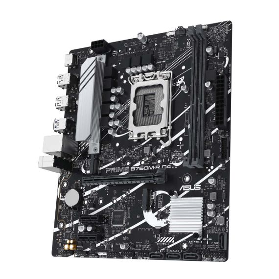 Материнcкая плата ASUS PRIME B760M-R D4 s1700 B760 2xDDR4 M.2 HDMI mATX 90MB1HA0-M0EAY0 | Зображення 5