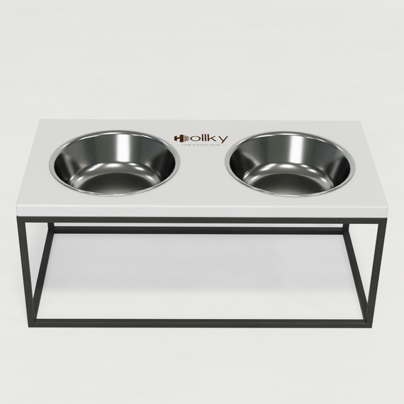 Миски на подставке для больших собак Hollky Base XL20 (2 × 1,8 л) BXL20-522620-GRWH | Зображення 5