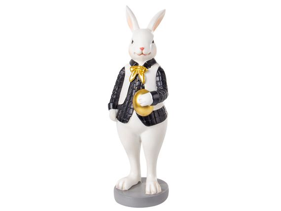 Статуетка Rabbit with egg Black