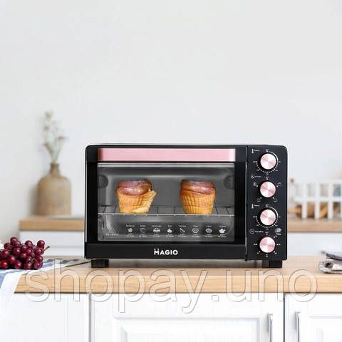 Кухонная печь многофункциональная MAGIO MG-247 1500 Вт, Многофункциональная кухонная печь для выпечки YG-97 | Зображення 4