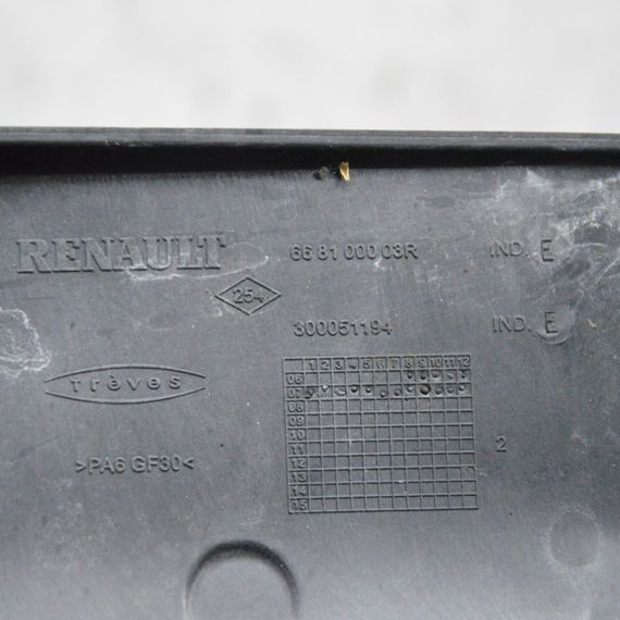 Пластик під лобове скло Renault Laguna III 2007-2015 Жабо водостік лобового скла Рено Лагуна 3 668100003R | Зображення 4